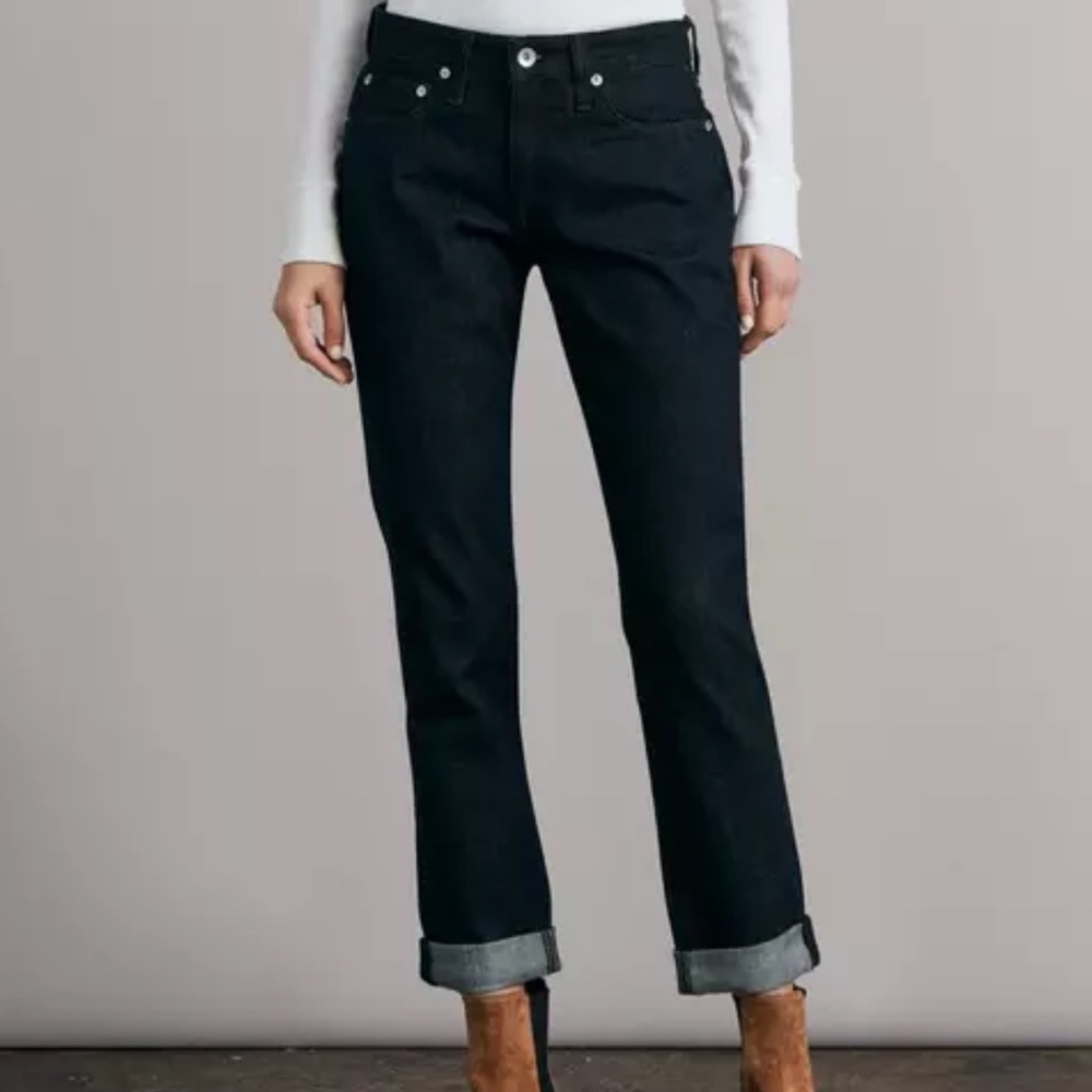 Slim fit dark indigo jean
